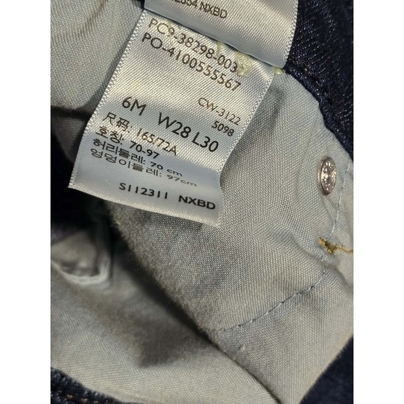 ✨ Levi's Signature Skinny Jeans Women's W28 L30 Dark Wash Stretch ✨ - Picture 6 of 6